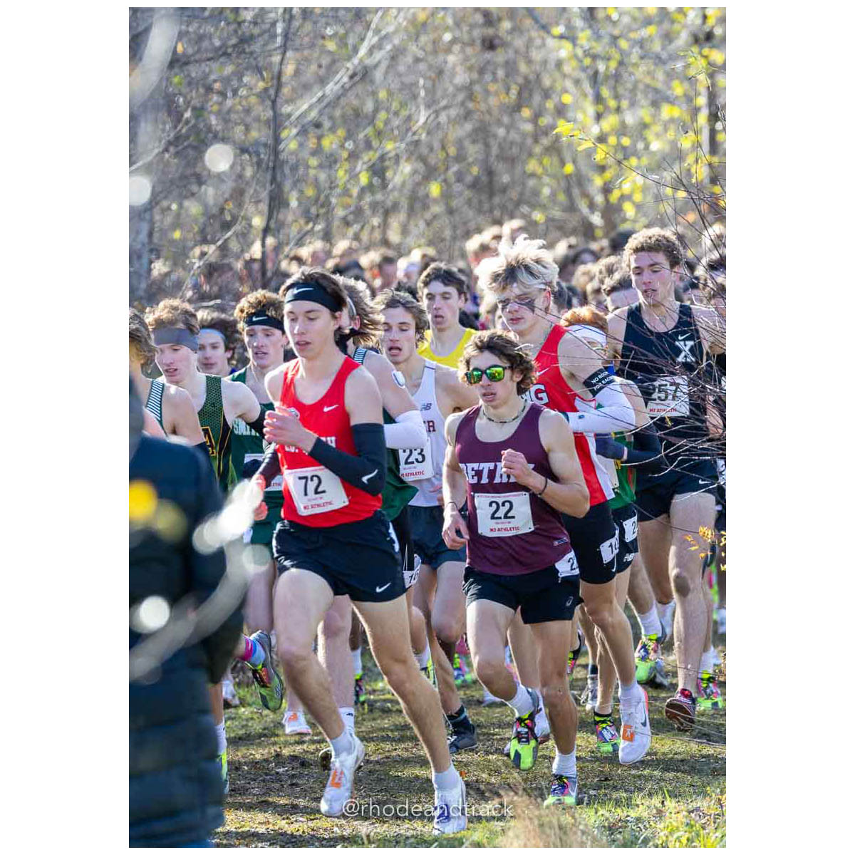231111 XC New England Championships Belfast 201 P0A4999 – New England Cross Country Championships – Nov 11, 2023 – bib #201