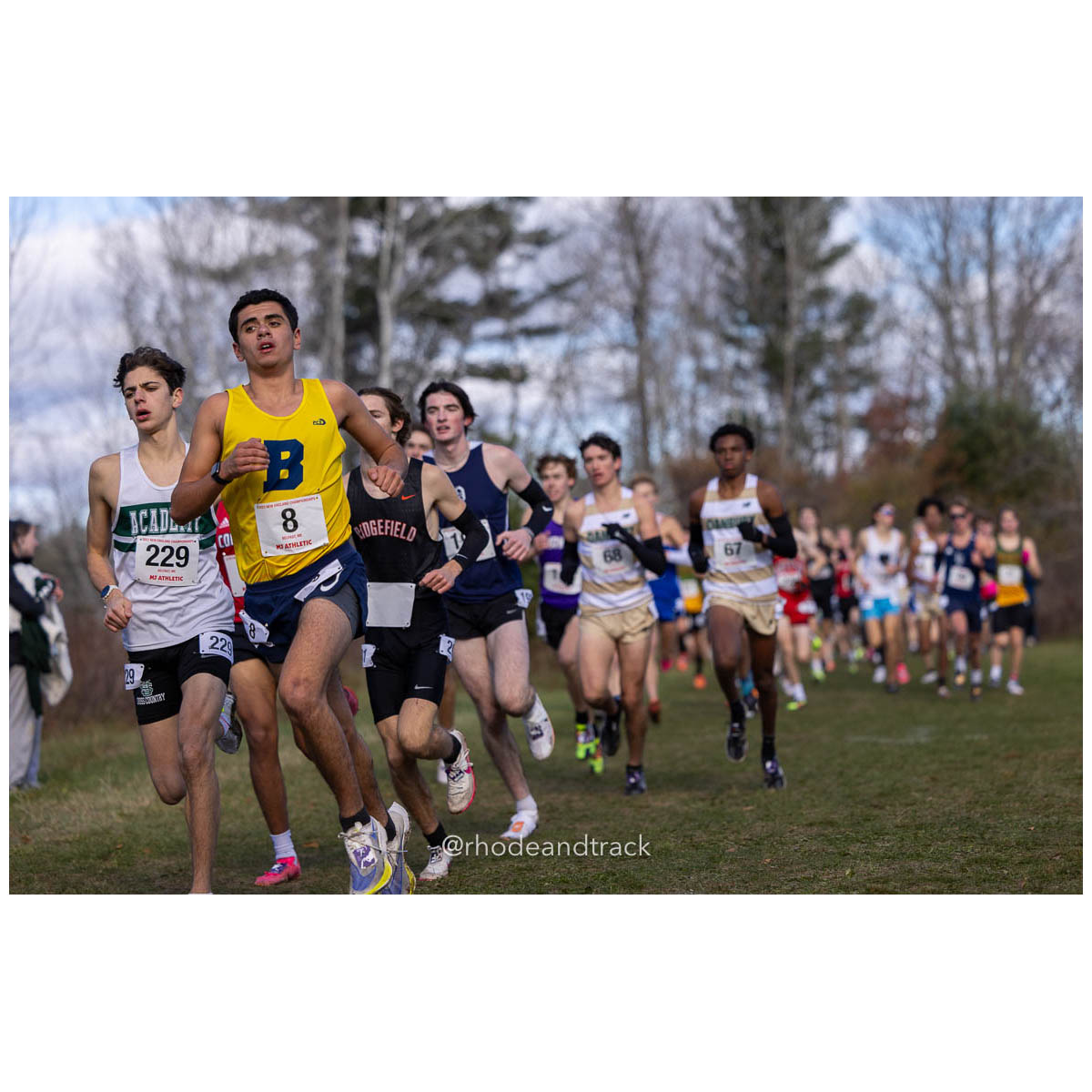 231111 XC New England Championships Belfast 218 U1A6619 – New England Cross Country Championships – Nov 11, 2023 – bib #218