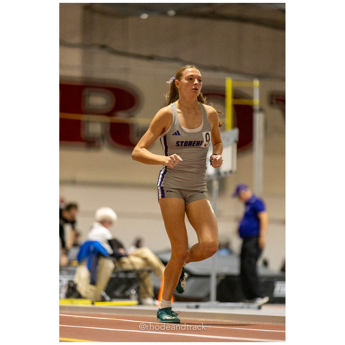 231202 Track Indoor Brown Alden Invitational 100 62 0349 – Alden Invitational Indoor Track Meet – Dec 2, 2023 – Providence RI – bib #100
