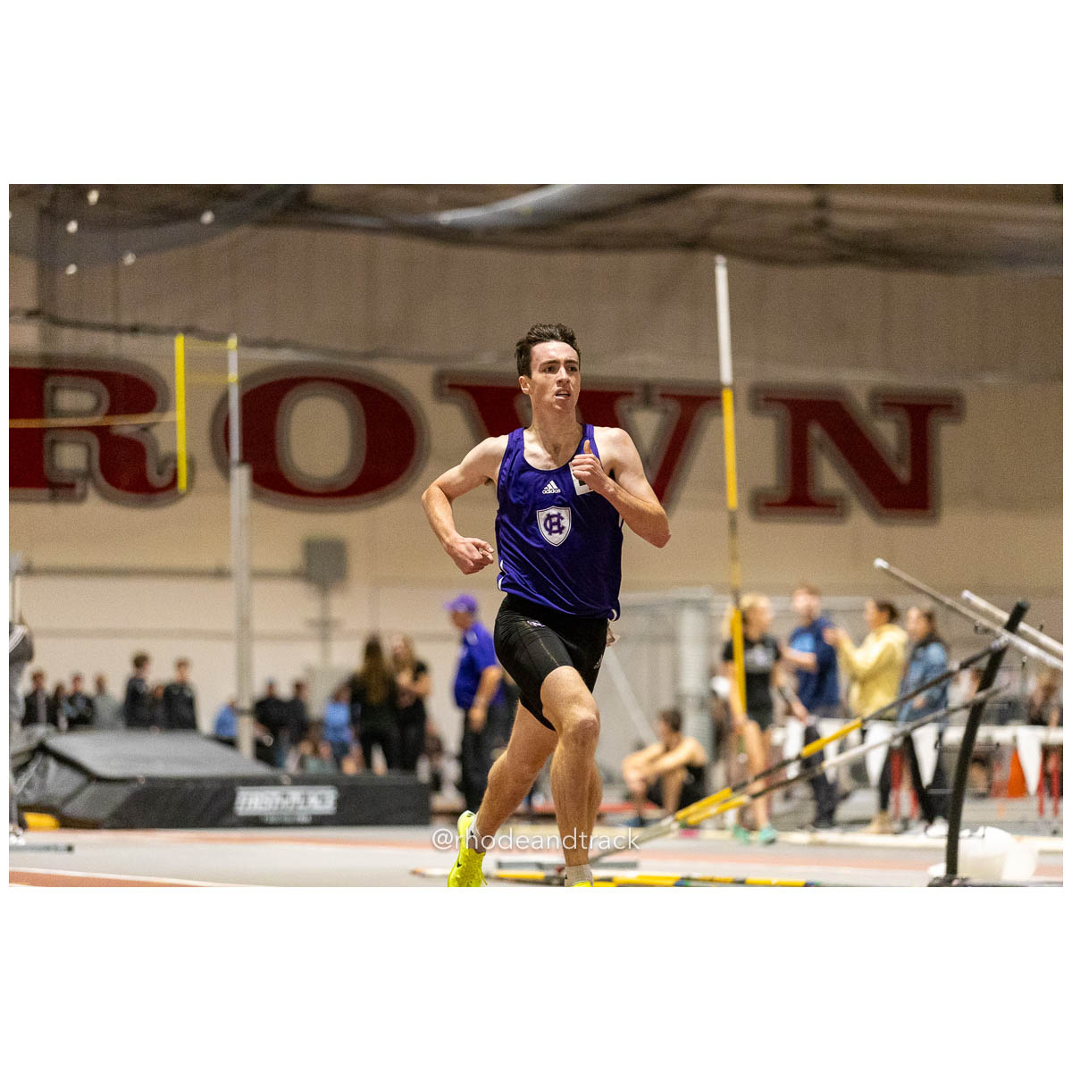 231202 Track Indoor Brown Alden Invitational 128 62 0505 – Alden Invitational Indoor Track Meet – Dec 2, 2023 – Providence RI – bib #128