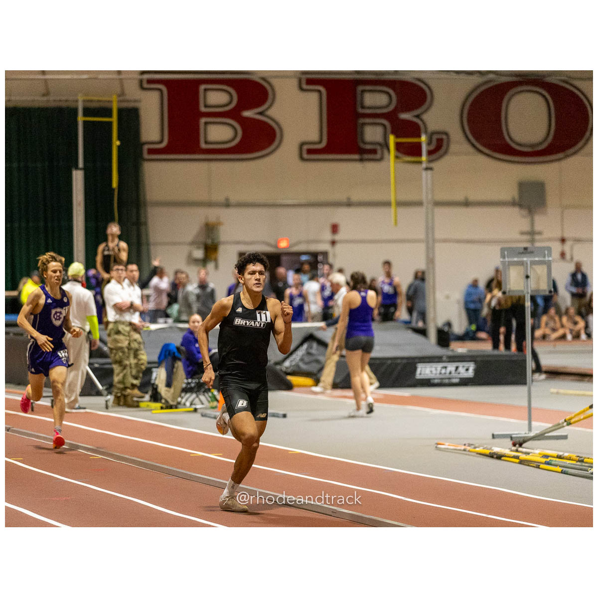 231202 Track Indoor Brown Alden Invitational 140 62 0620 – Alden Invitational Indoor Track Meet – Dec 2, 2023 – Providence RI – bib #140