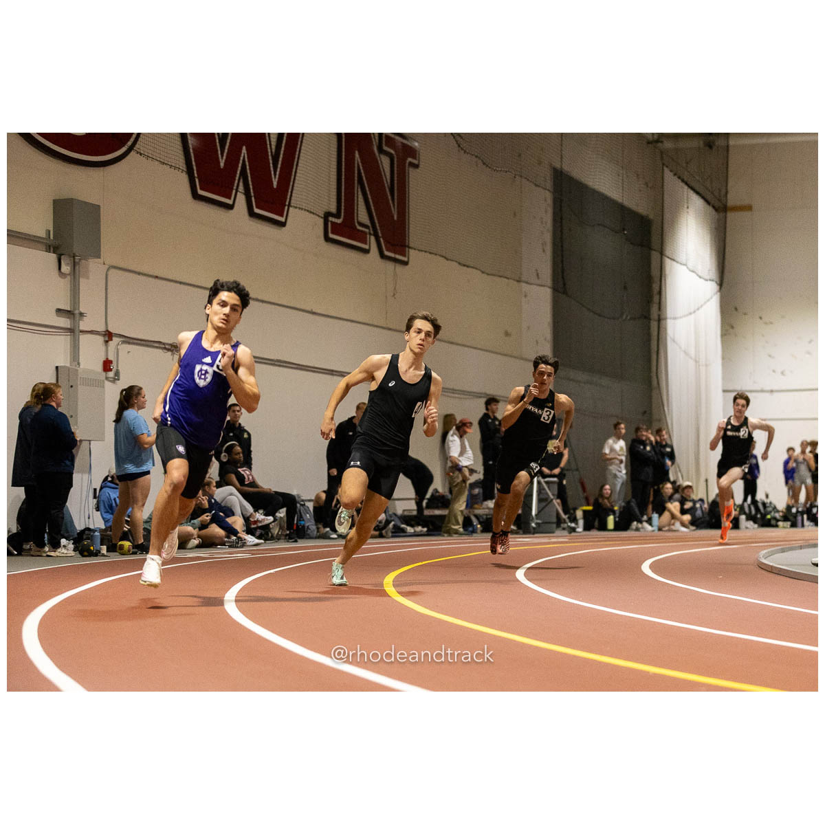 231202 Track Indoor Brown Alden Invitational 178 62 0707 – Alden Invitational Indoor Track Meet – Dec 2, 2023 – Providence RI – bib #178