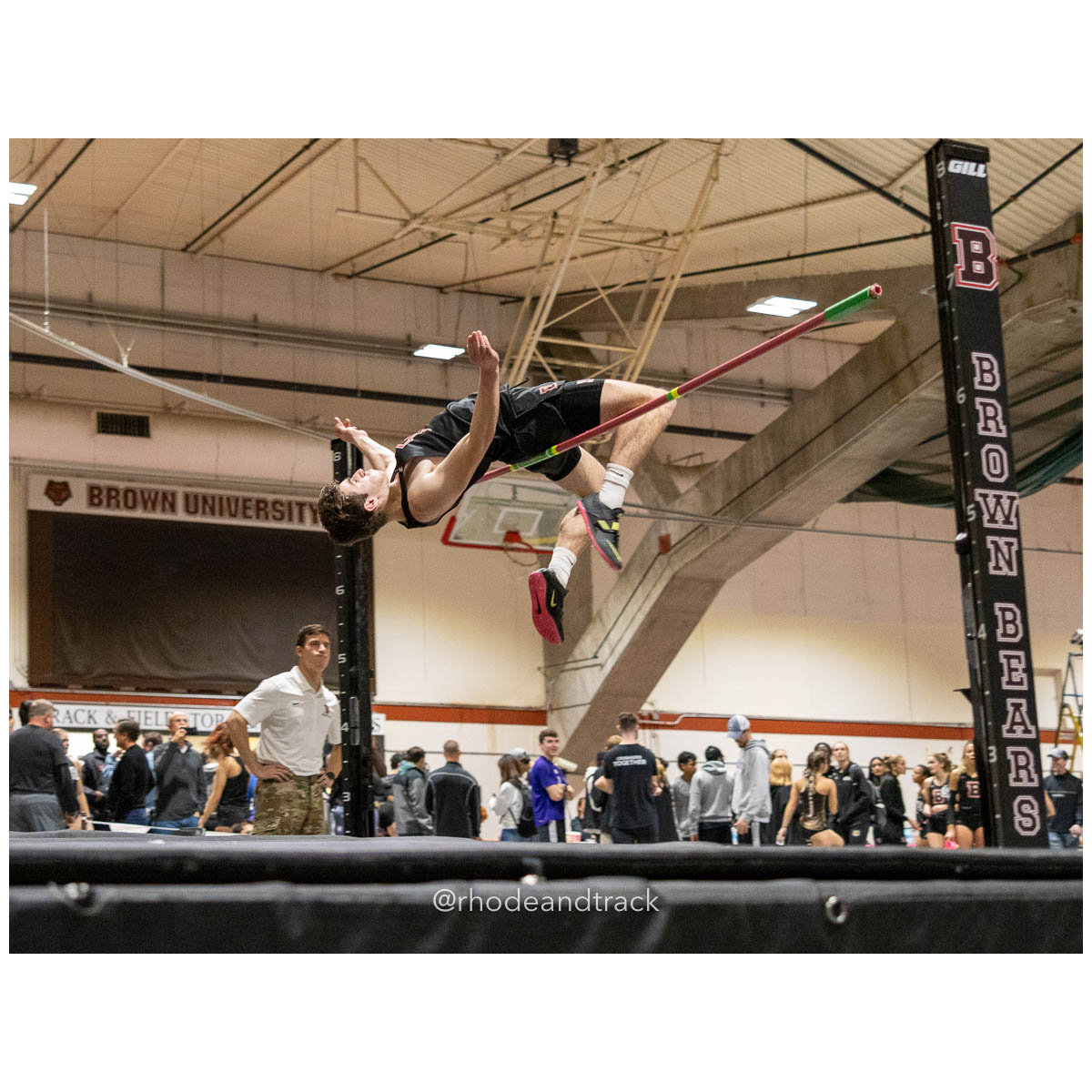 231202 Track Indoor Brown Alden Invitational 210 8P0A0875 – Alden Invitational Indoor Track Meet – Dec 2, 2023 – Providence RI – bib #210