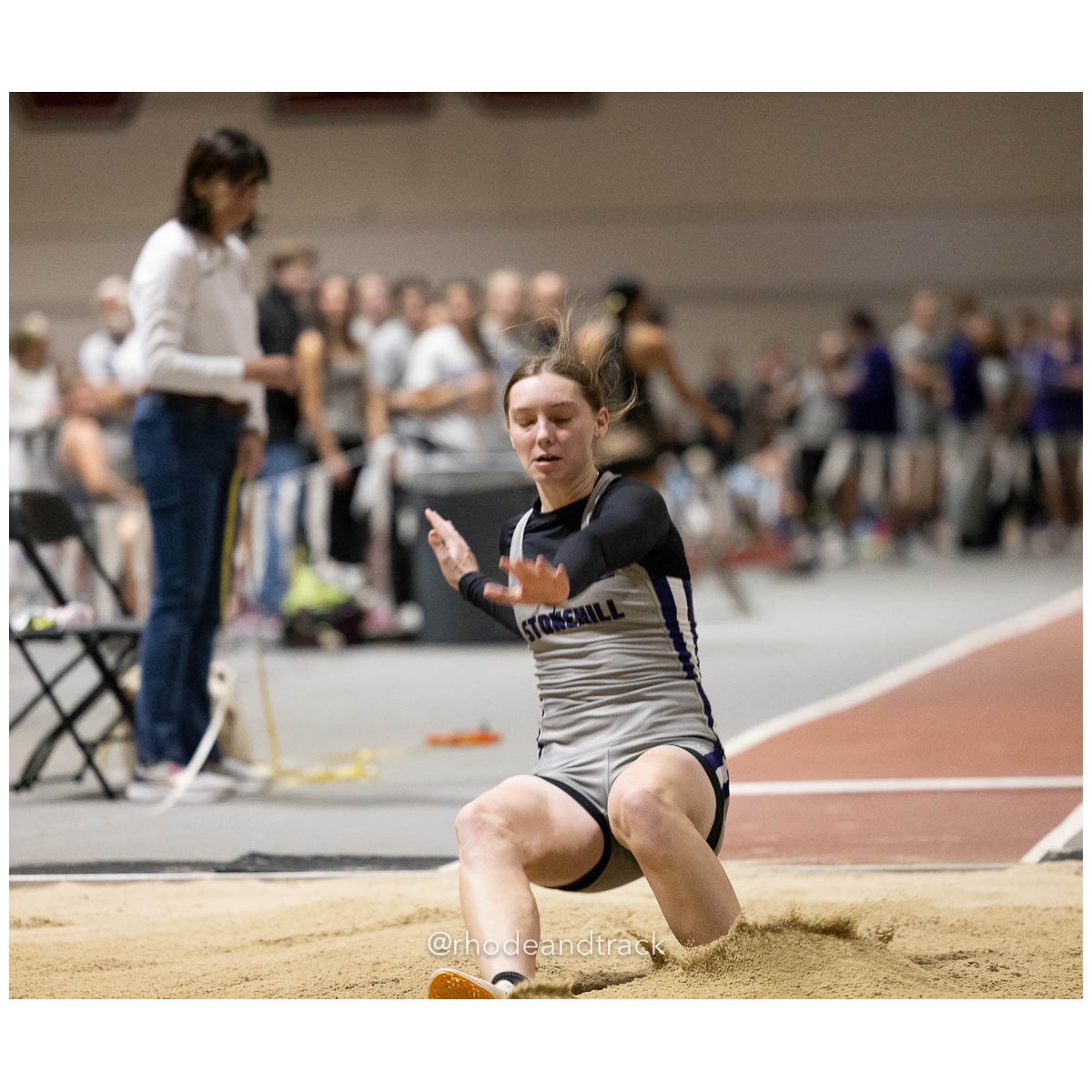 231202 Track Indoor Brown Alden Invitational 218 U1A4767 – Alden Invitational Indoor Track Meet – Dec 2, 2023 – Providence RI – bib #218
