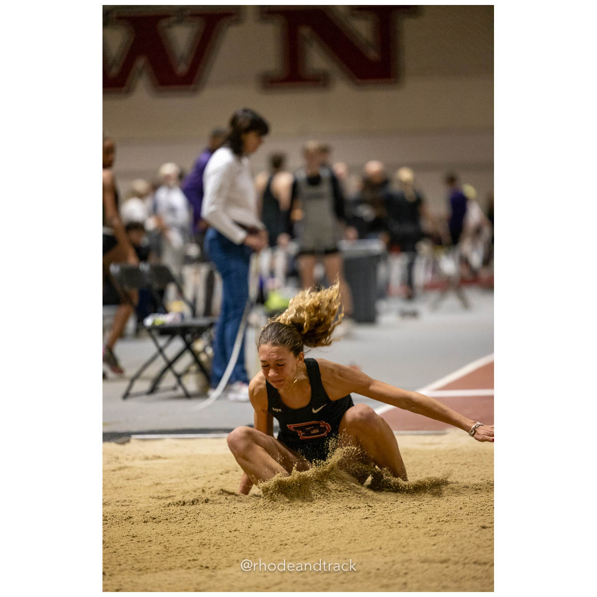 231202 Track Indoor Brown Alden Invitational 238 U1A4829 – Alden Invitational Indoor Track Meet – Dec 2, 2023 – Providence RI – bib #238