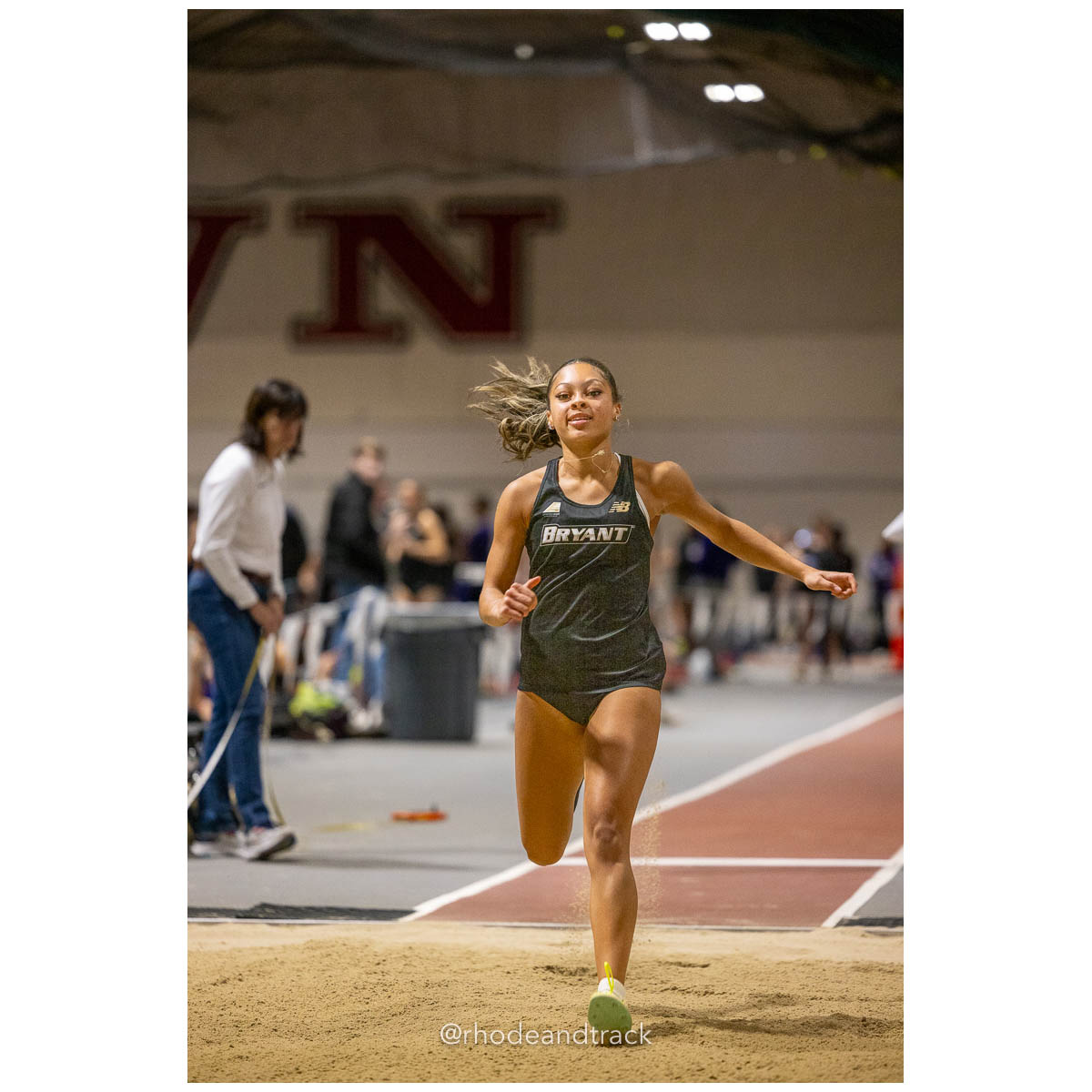 231202 Track Indoor Brown Alden Invitational 242 U1A4840 – Alden Invitational Indoor Track Meet – Dec 2, 2023 – Providence RI – bib #242