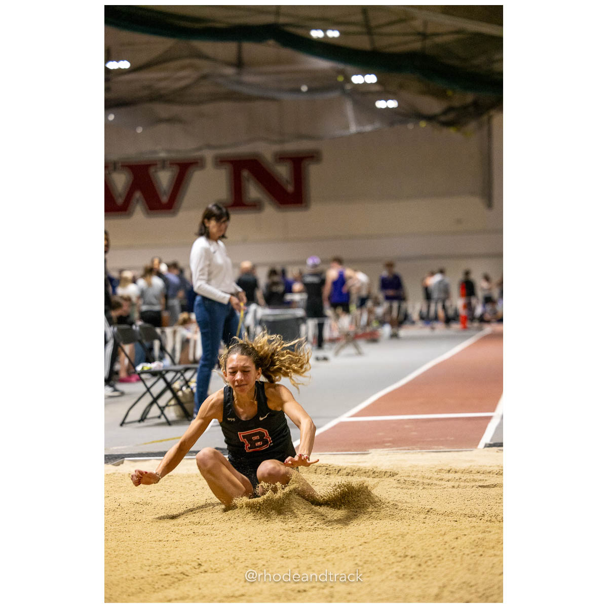 231202 Track Indoor Brown Alden Invitational 251 U1A4853 – Alden Invitational Indoor Track Meet – Dec 2, 2023 – Providence RI – bib #251