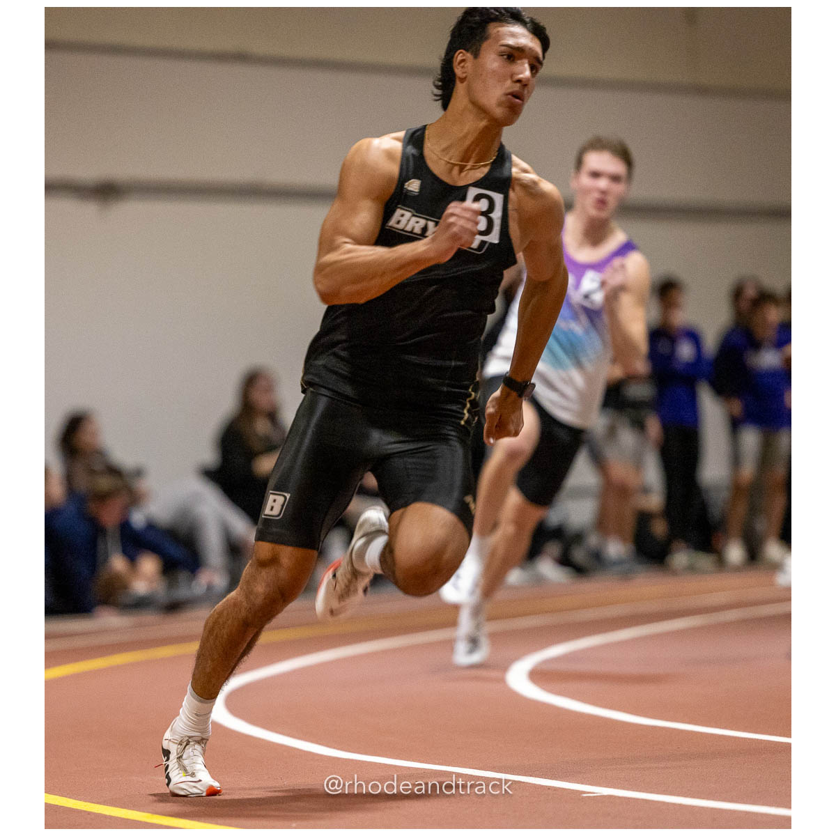 231202 Track Indoor Brown Alden Invitational 281 U1A4971 – Alden Invitational Indoor Track Meet – Dec 2, 2023 – Providence RI – bib #281