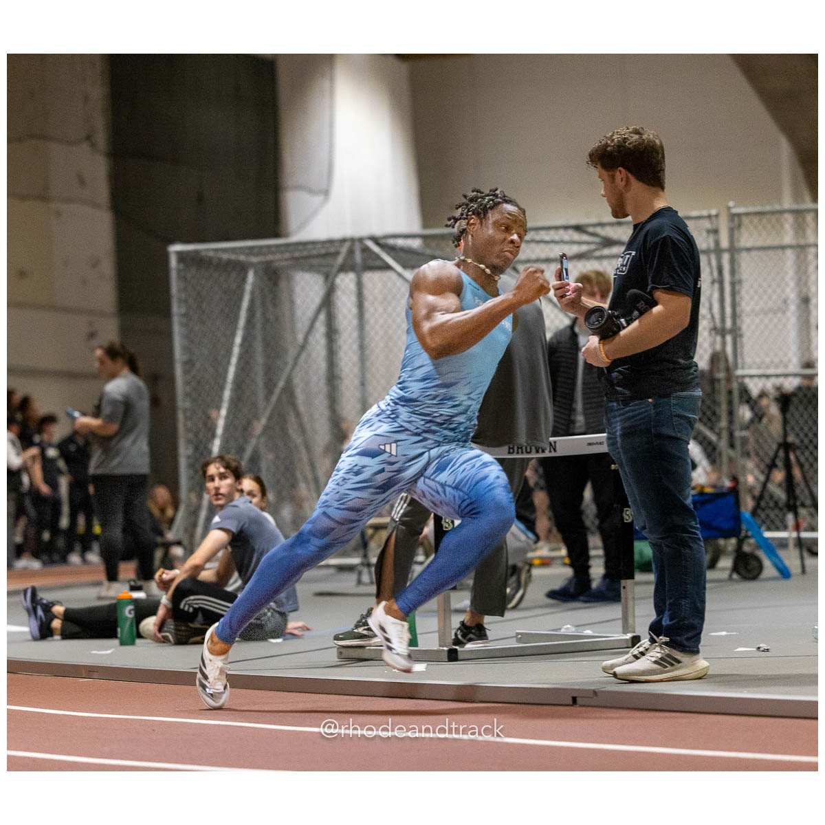 231202 Track Indoor Brown Alden Invitational 283 U1A4977 – Alden Invitational Indoor Track Meet – Dec 2, 2023 – Providence RI – bib #283