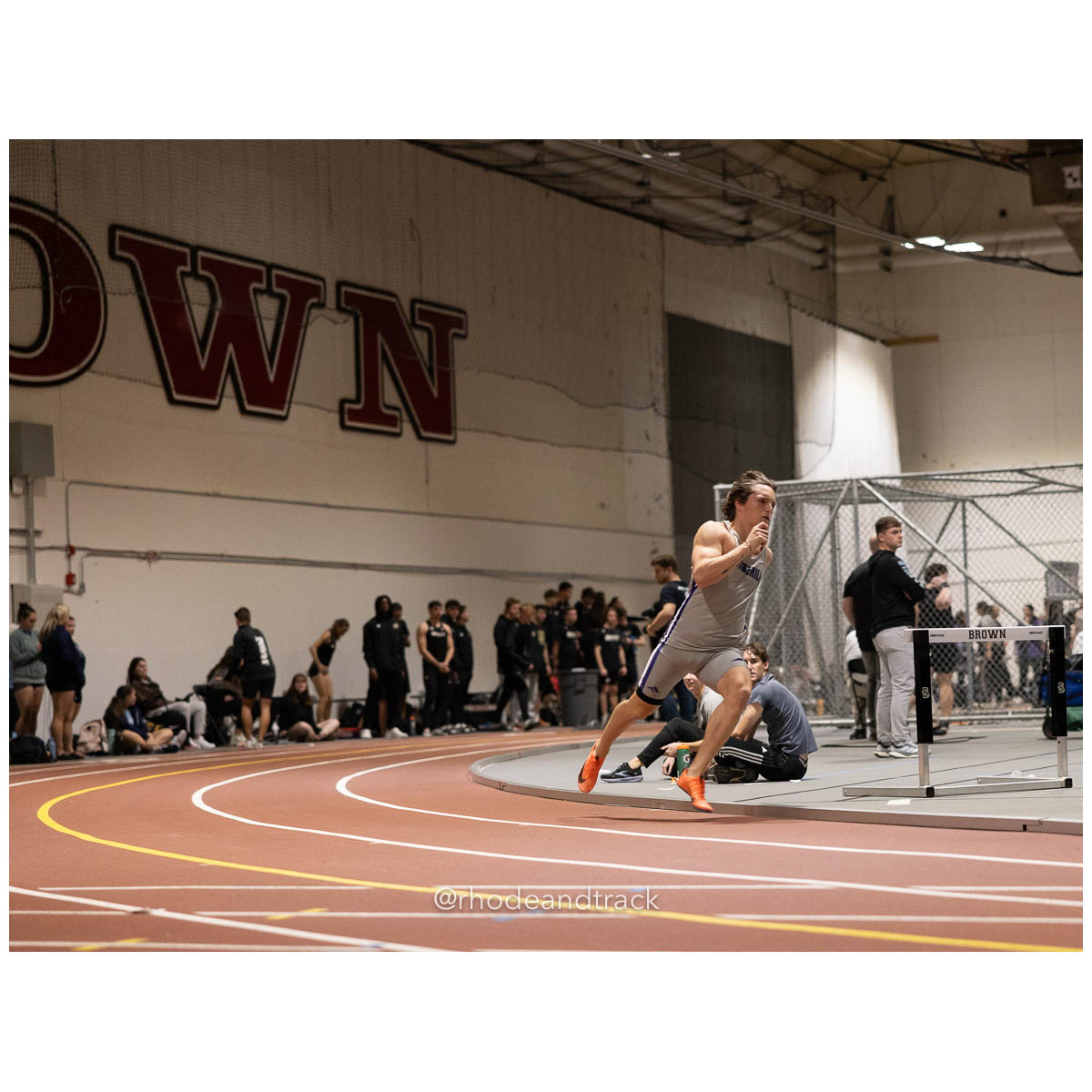 231202 Track Indoor Brown Alden Invitational 295 U1A5020 – Alden Invitational Indoor Track Meet – Dec 2, 2023 – Providence RI – bib #295
