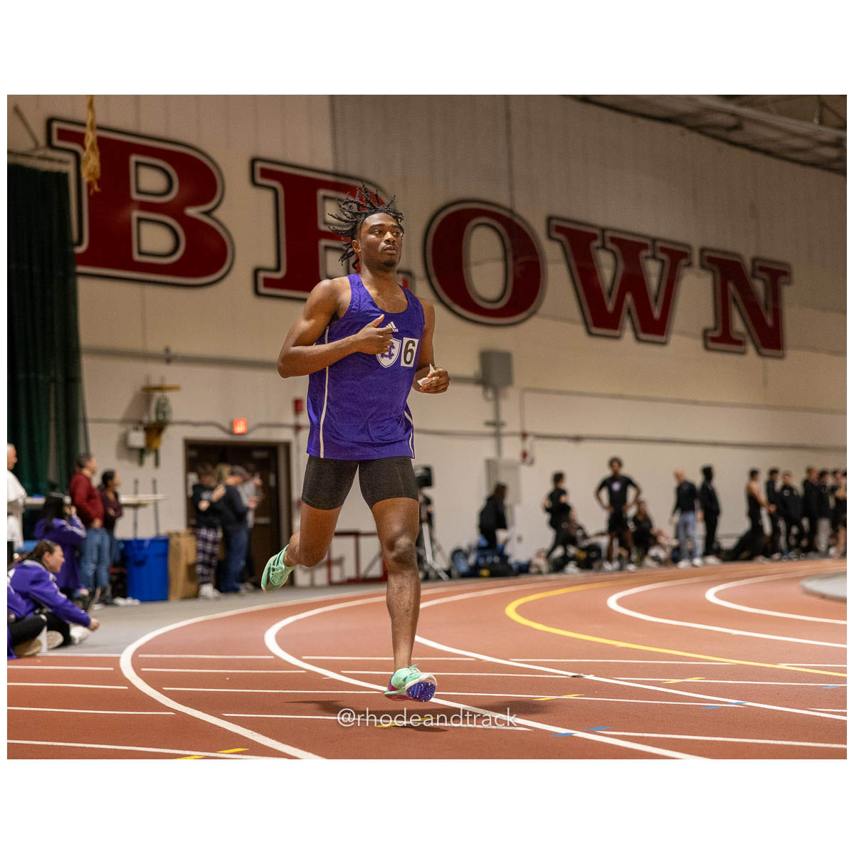 231202 Track Indoor Brown Alden Invitational 301 U1A5074 – Alden Invitational Indoor Track Meet – Dec 2, 2023 – Providence RI – bib #301