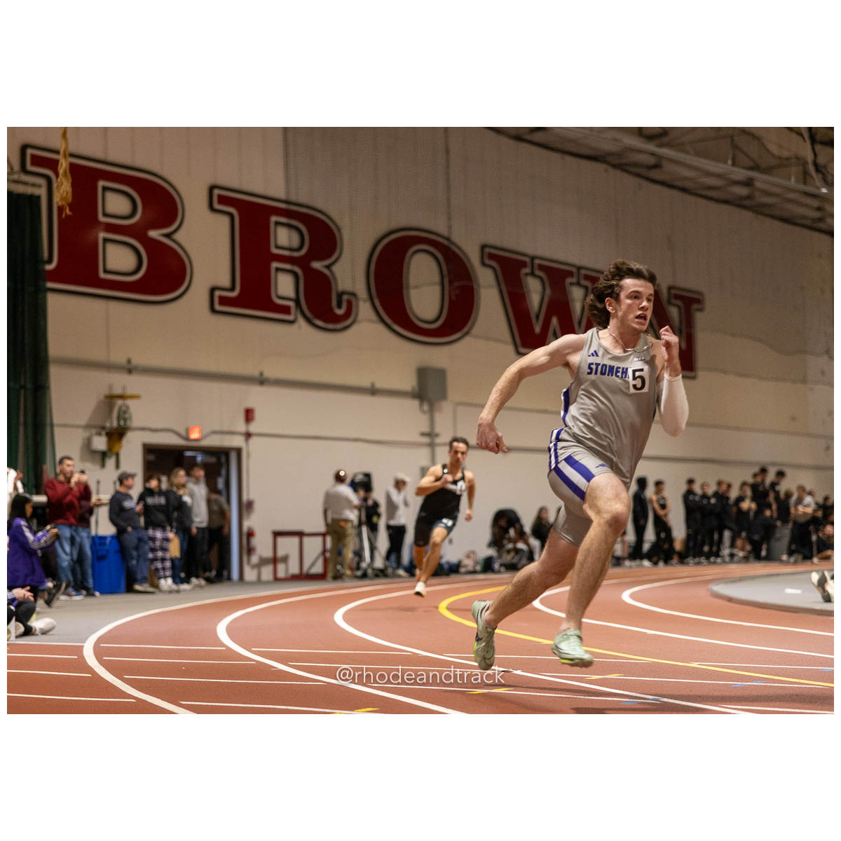 231202 Track Indoor Brown Alden Invitational 302 U1A5083 – Alden Invitational Indoor Track Meet – Dec 2, 2023 – Providence RI – bib #302
