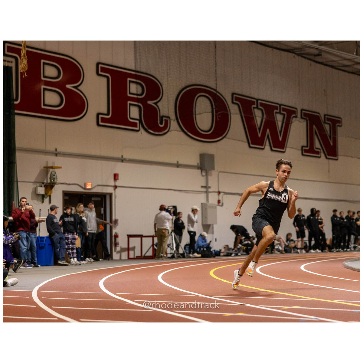 231202 Track Indoor Brown Alden Invitational 303 U1A5085 – Alden Invitational Indoor Track Meet – Dec 2, 2023 – Providence RI – bib #303