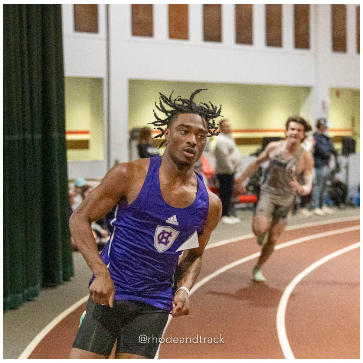 231202 Track Indoor Brown Alden Invitational 307 62 0917 – Alden Invitational Indoor Track Meet – Dec 2, 2023 – Providence RI – bib #307