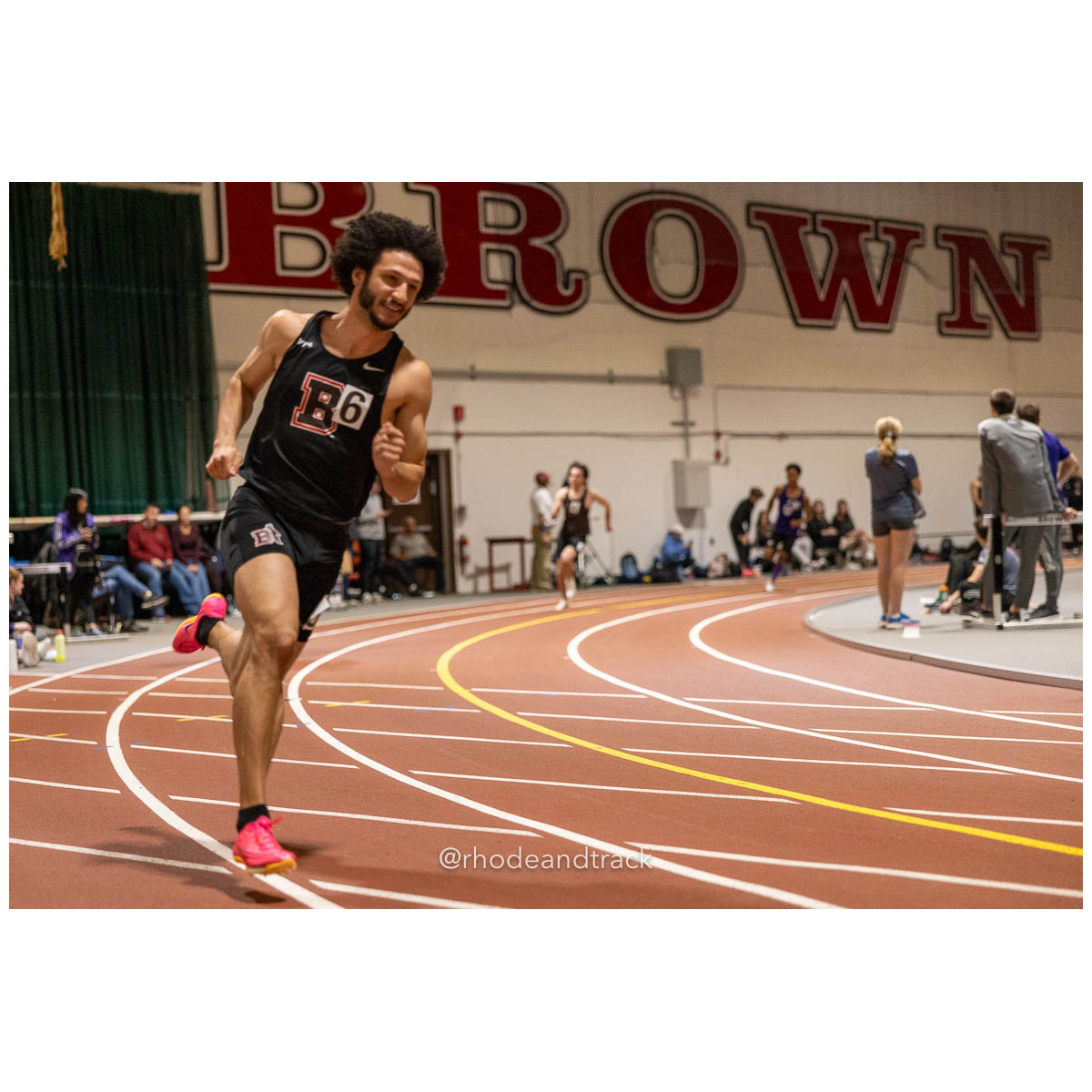 231202 Track Indoor Brown Alden Invitational 309 U1A5112 – Alden Invitational Indoor Track Meet – Dec 2, 2023 – Providence RI – bib #309