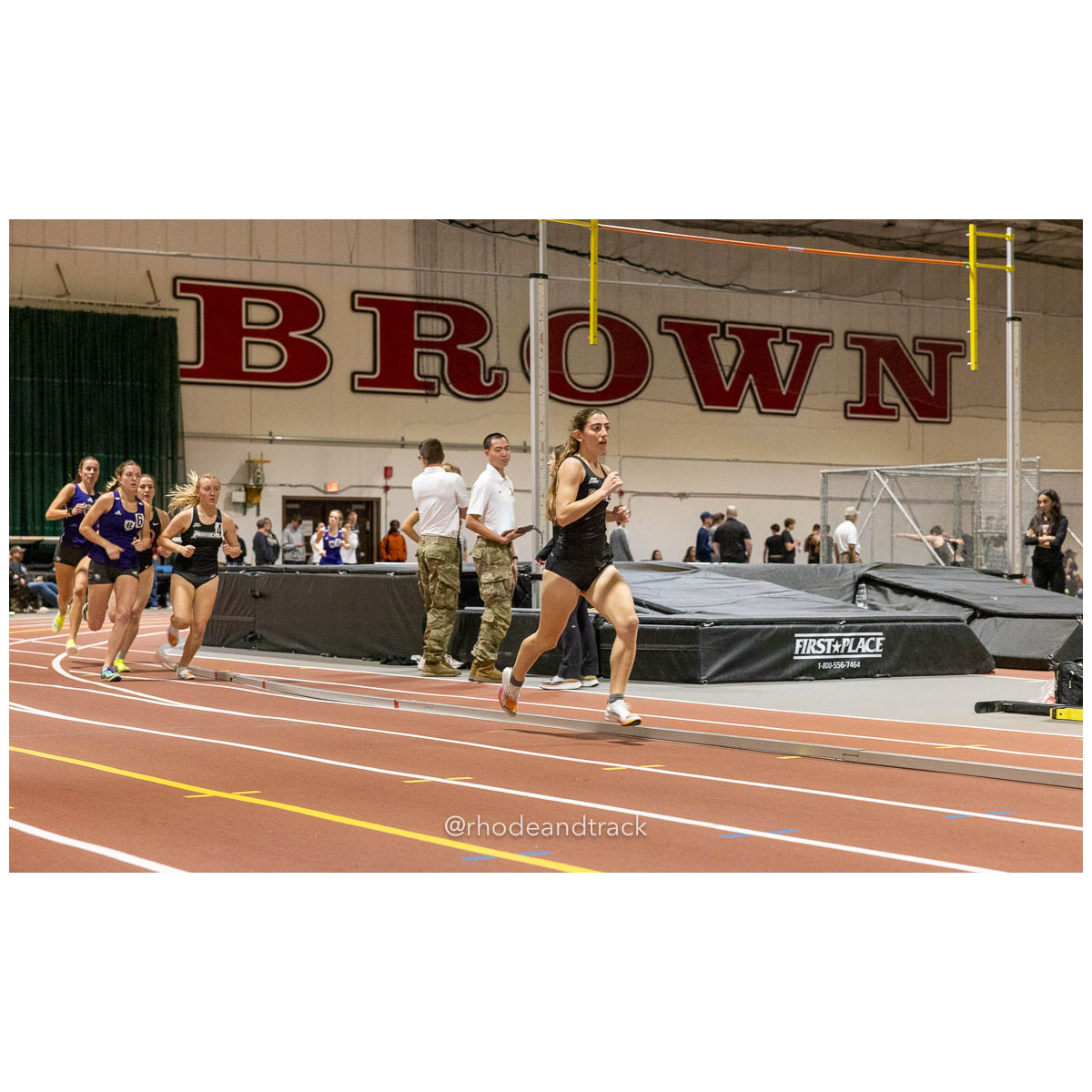 231202 Track Indoor Brown Alden Invitational 343 U1A5257 – Alden Invitational Indoor Track Meet – Dec 2, 2023 – Providence RI – bib #343