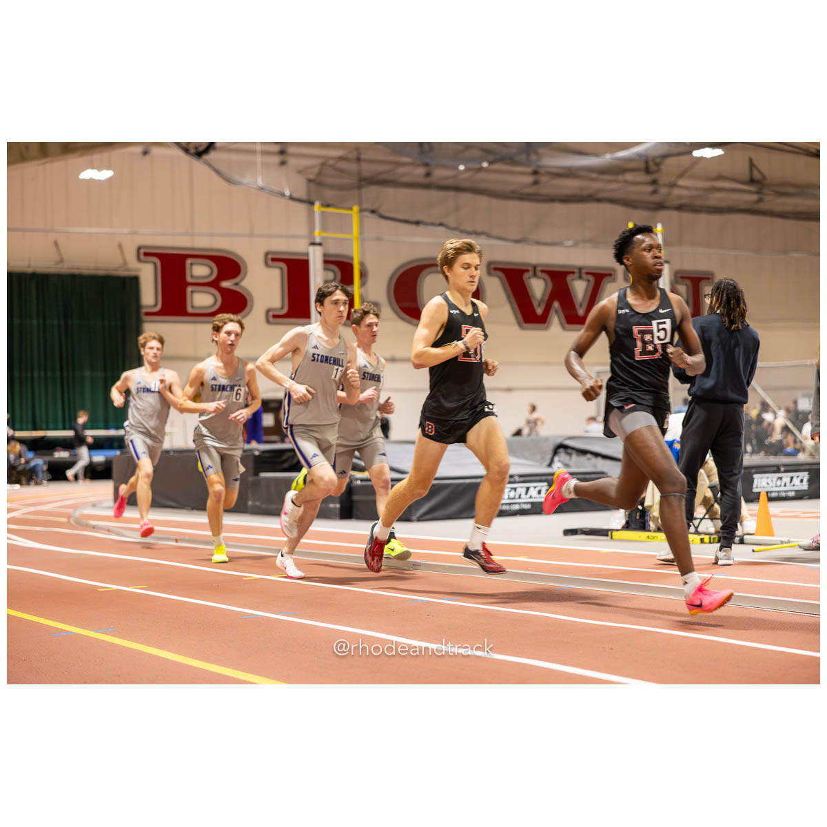 231202 Track Indoor Brown Alden Invitational 440 U1A5485 Enhanced NR – Alden Invitational Indoor Track Meet – Dec 2, 2023 – Providence RI –…