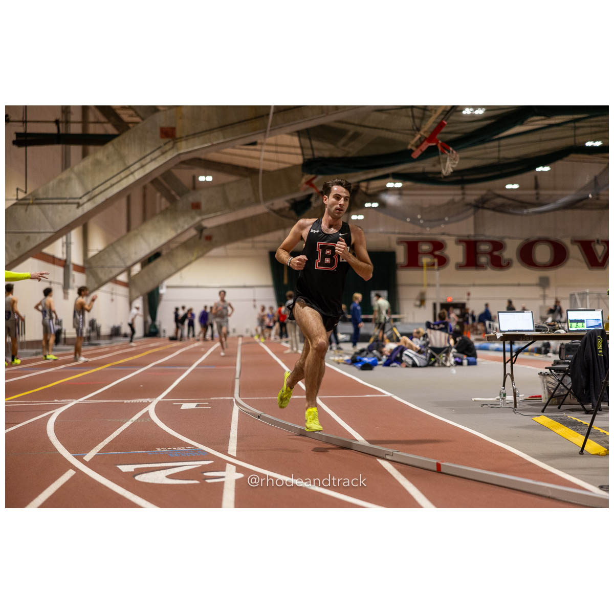231202 Track Indoor Brown Alden Invitational 458 U1A5530 – Alden Invitational Indoor Track Meet – Dec 2, 2023 – Providence RI – bib #458