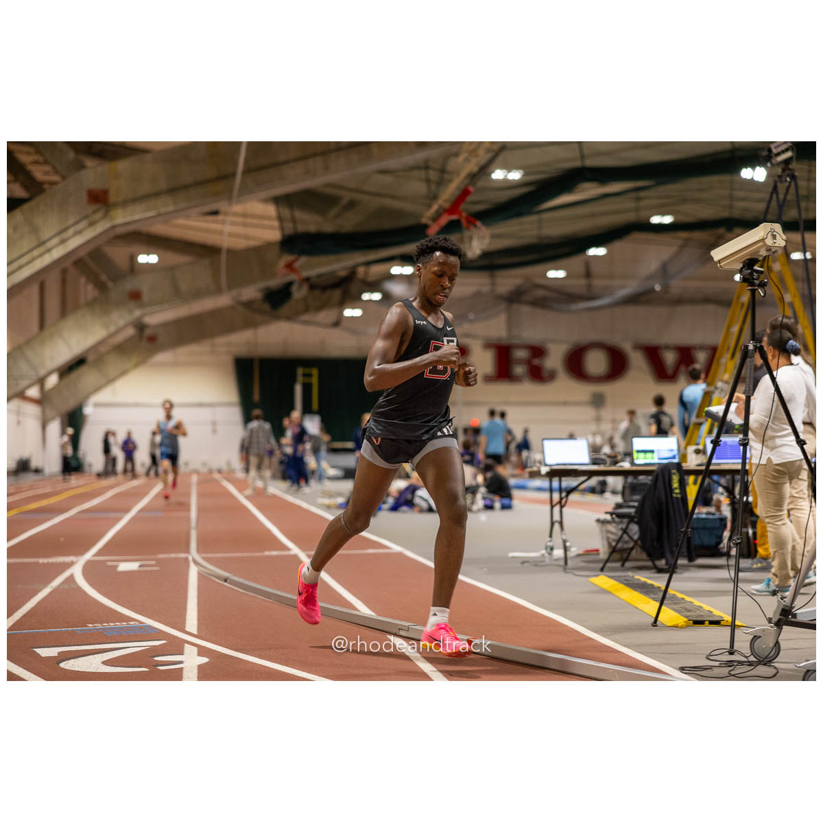 231202 Track Indoor Brown Alden Invitational 461 U1A5541 – Alden Invitational Indoor Track Meet – Dec 2, 2023 – Providence RI – bib #461