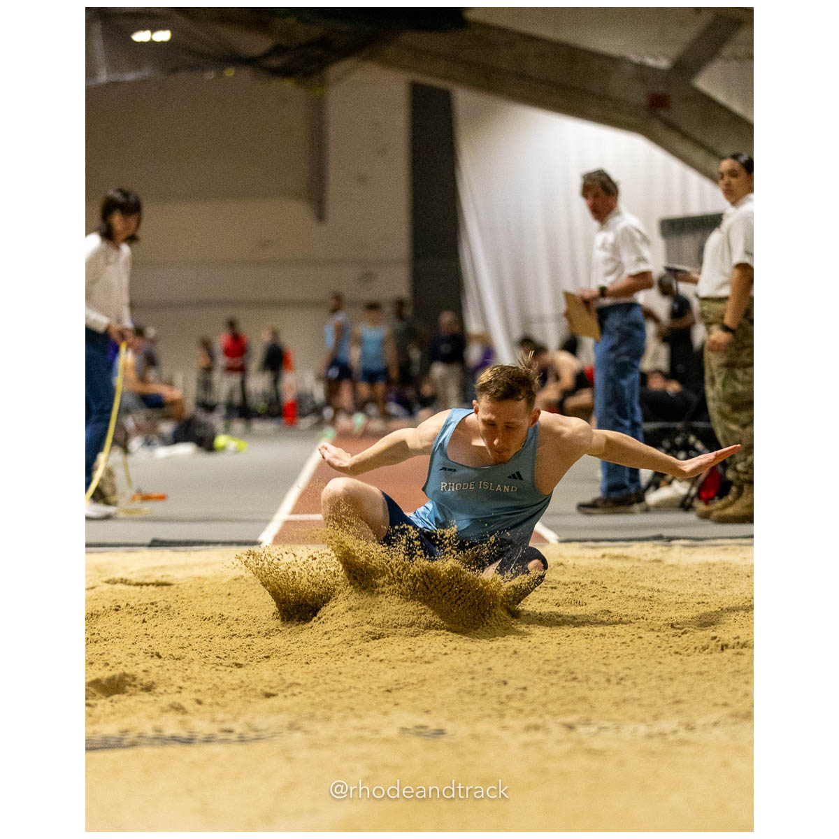231202 Track Indoor Brown Alden Invitational 52 62 0156 – Alden Invitational Indoor Track Meet – Dec 2, 2023 – Providence RI – bib #52