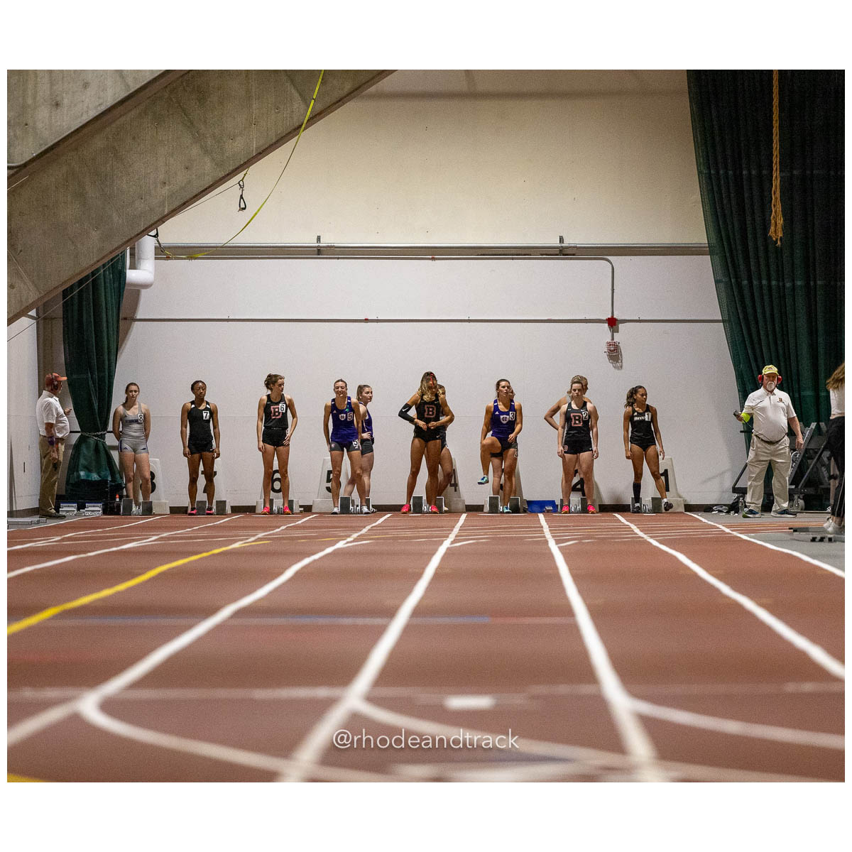 231202 Track Indoor Brown Alden Invitational 57 U1A4284 – Alden Invitational Indoor Track Meet – Dec 2, 2023 – Providence RI – bib #57