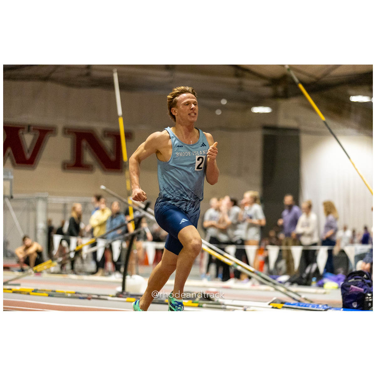 231202 Track Indoor Brown Alden Invitational 129 62 0507 – Alden Invitational Indoor Track Meet – Dec 2, 2023 – Providence RI – bib #129