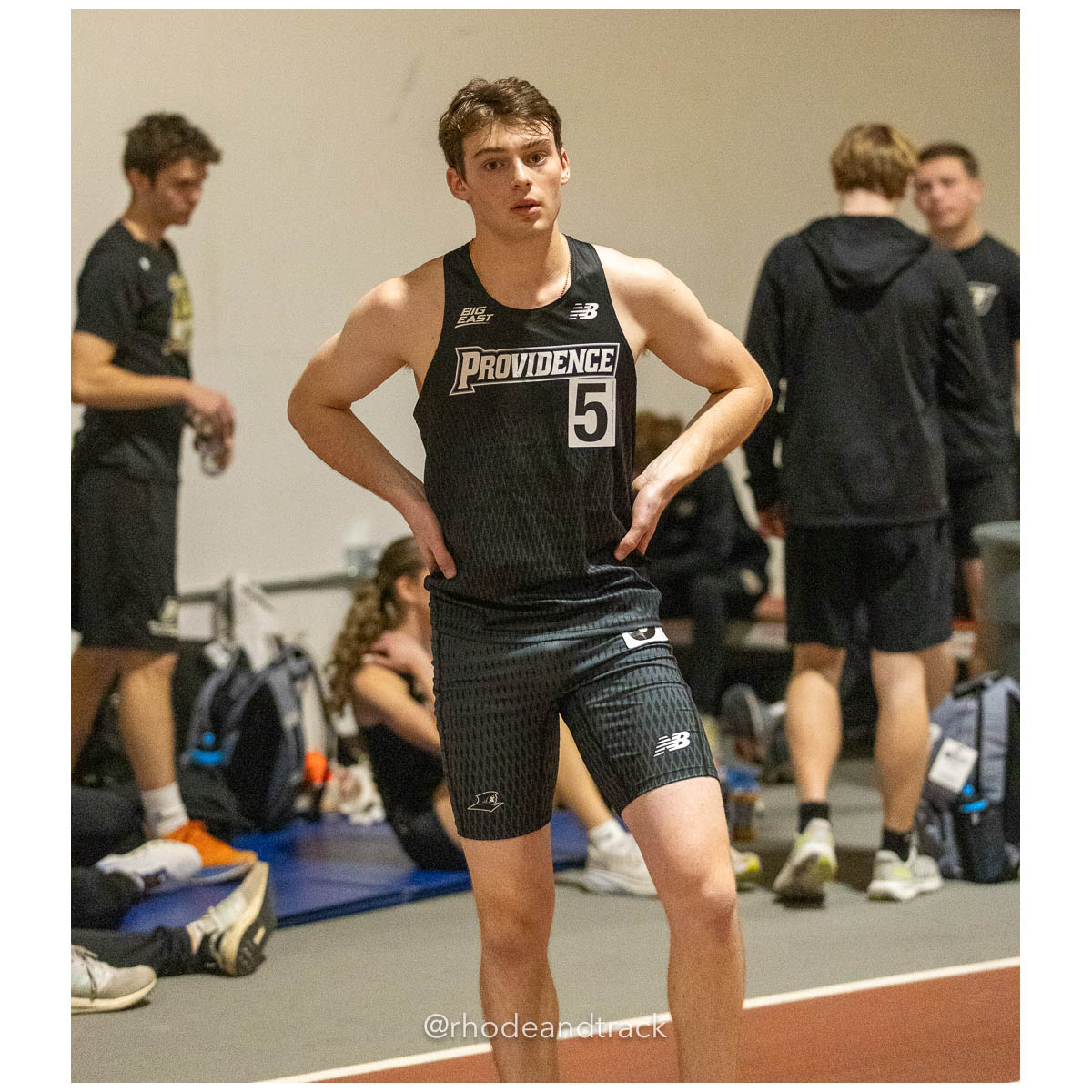 231202 Track Indoor Brown Alden Invitational 265 62 0829 – Alden Invitational Indoor Track Meet – Dec 2, 2023 – Providence RI – bib #265
