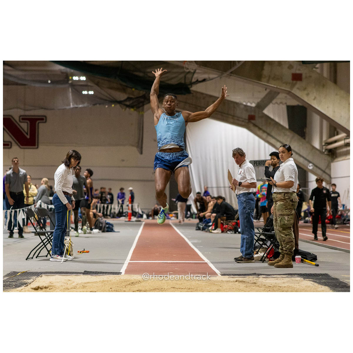 231202 Track Indoor Brown Alden Invitational 13 8P0A9873 – Alden Invitational Indoor Track Meet – Dec 2, 2023 – Providence RI – bib #13