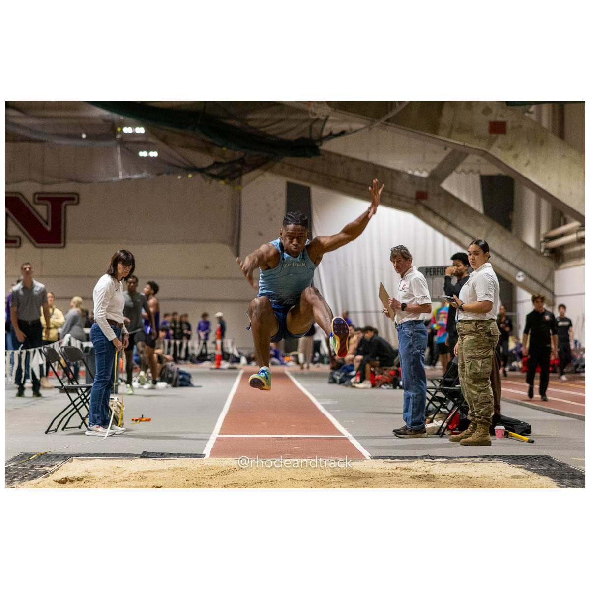 231202 Track Indoor Brown Alden Invitational 14 8P0A9878 – Alden Invitational Indoor Track Meet – Dec 2, 2023 – Providence RI – bib #14