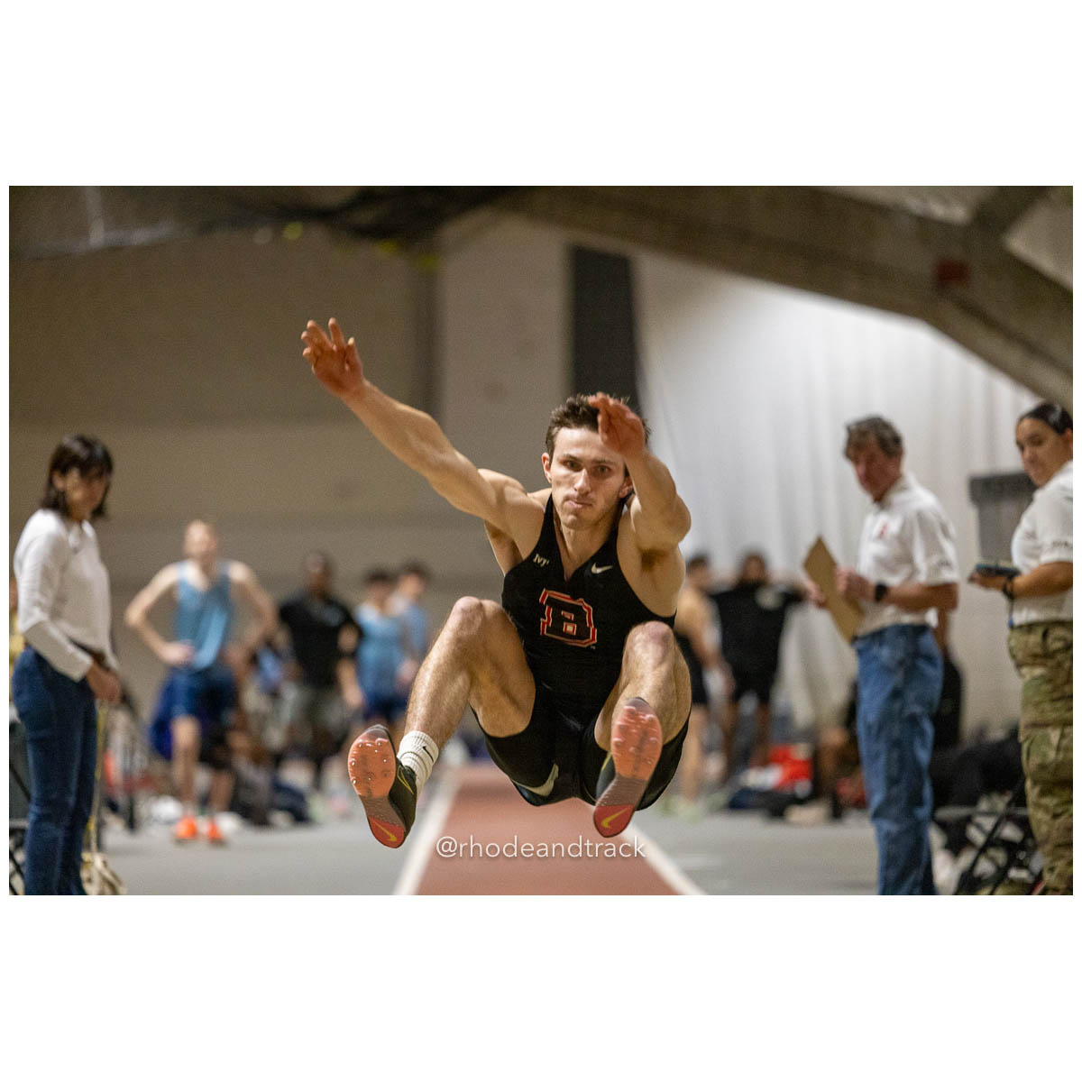231202 Track Indoor Brown Alden Invitational 23 U1A4180 – Alden Invitational Indoor Track Meet – Dec 2, 2023 – Providence RI – bib #23