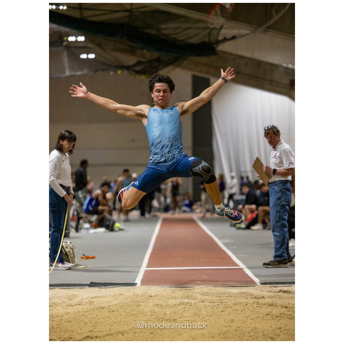 231202 Track Indoor Brown Alden Invitational 27 U1A4189 – Alden Invitational Indoor Track Meet – Dec 2, 2023 – Providence RI – bib #27