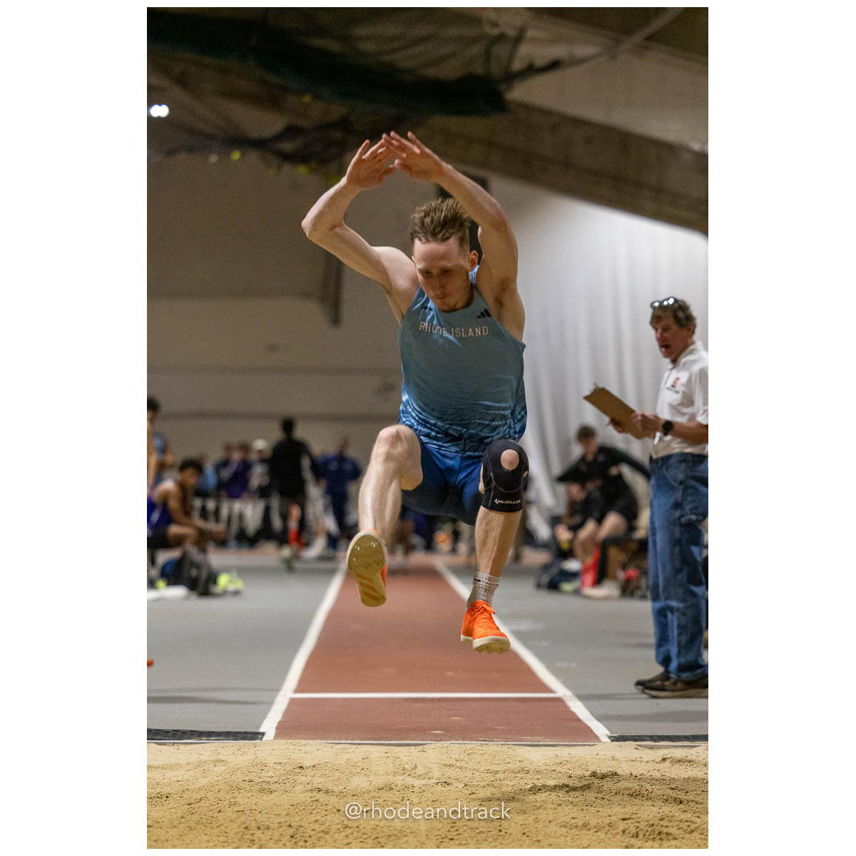 231202 Track Indoor Brown Alden Invitational 32 U1A4202 – Alden Invitational Indoor Track Meet – Dec 2, 2023 – Providence RI – bib #32