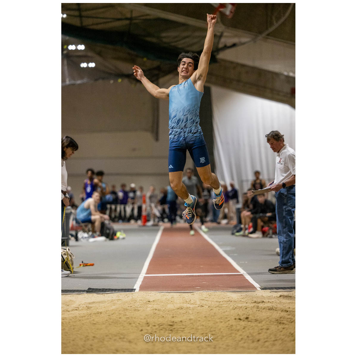 231202 Track Indoor Brown Alden Invitational 34 U1A4213 – Alden Invitational Indoor Track Meet – Dec 2, 2023 – Providence RI – bib #34