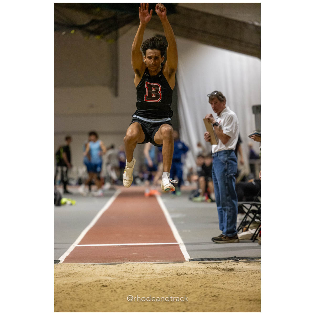 231202 Track Indoor Brown Alden Invitational 40 U1A4237 – Alden Invitational Indoor Track Meet – Dec 2, 2023 – Providence RI – bib #40