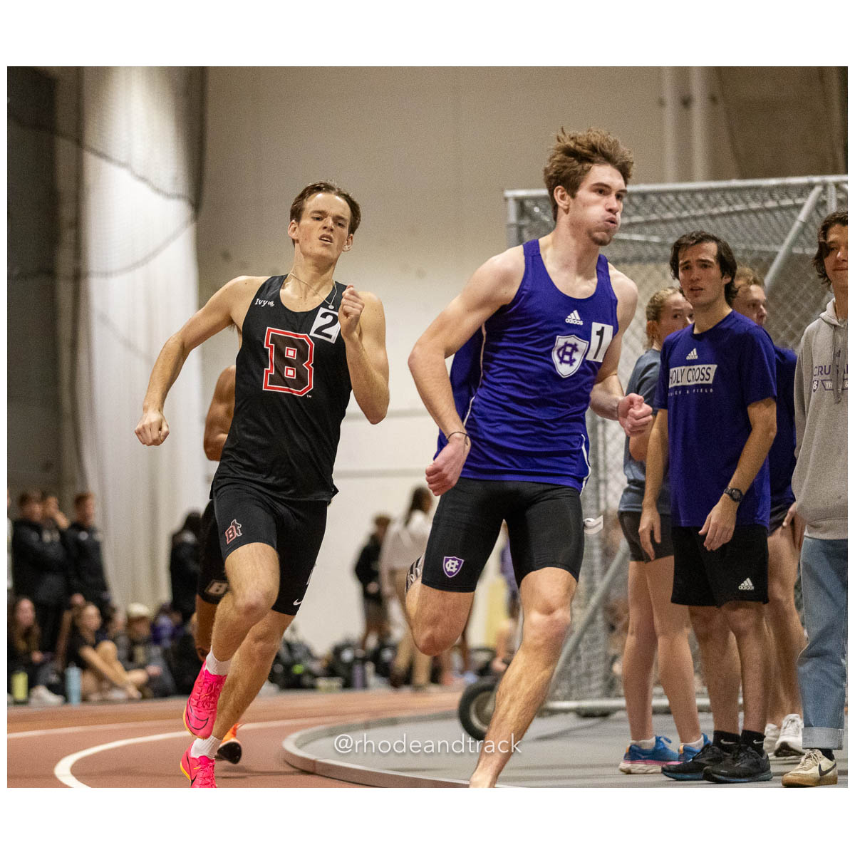 231202 Track Indoor Brown Alden Invitational 173 62 0702 – Alden Invitational Indoor Track Meet – Dec 2, 2023 – Providence RI – bib #173
