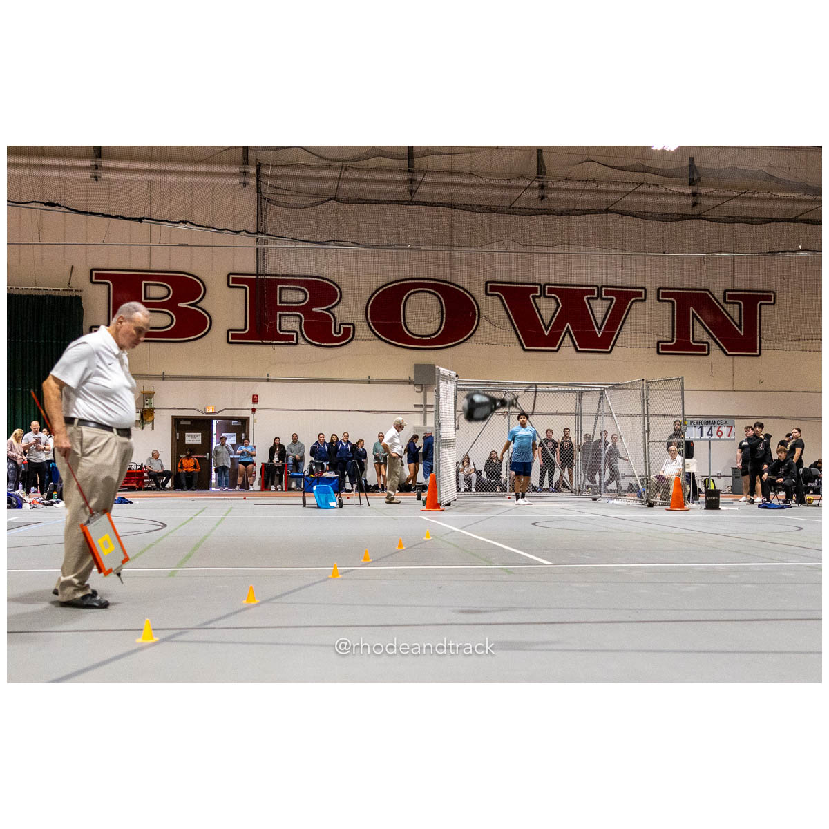 231202 Track Indoor Brown Alden Invitational 3 8P0A9785 – Alden Invitational Indoor Track Meet – Dec 2, 2023 – Providence RI