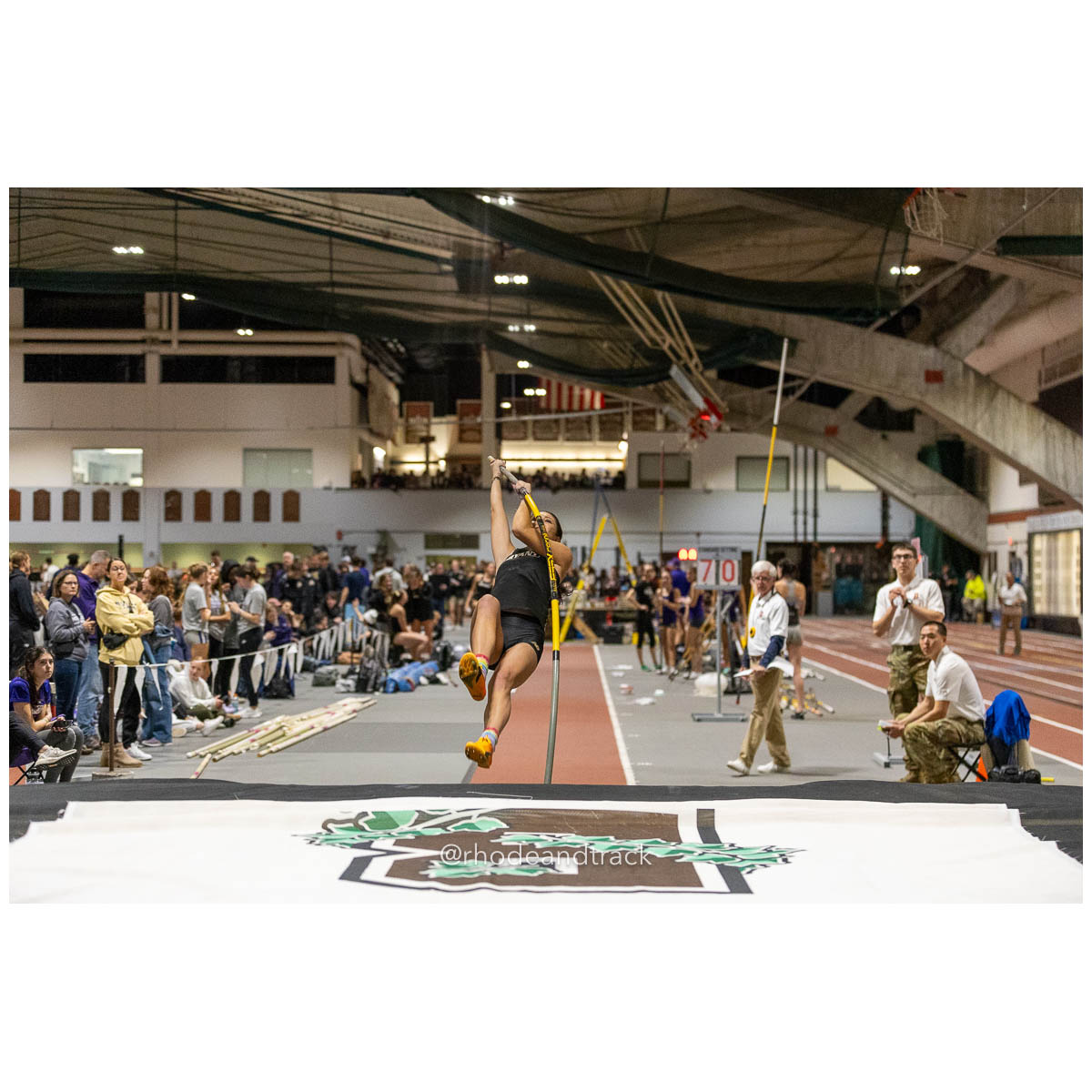 231202 Track Indoor Brown Alden Invitational 154 62 0645 – Alden Invitational Indoor Track Meet – Dec 2, 2023 – Providence RI – bib #154