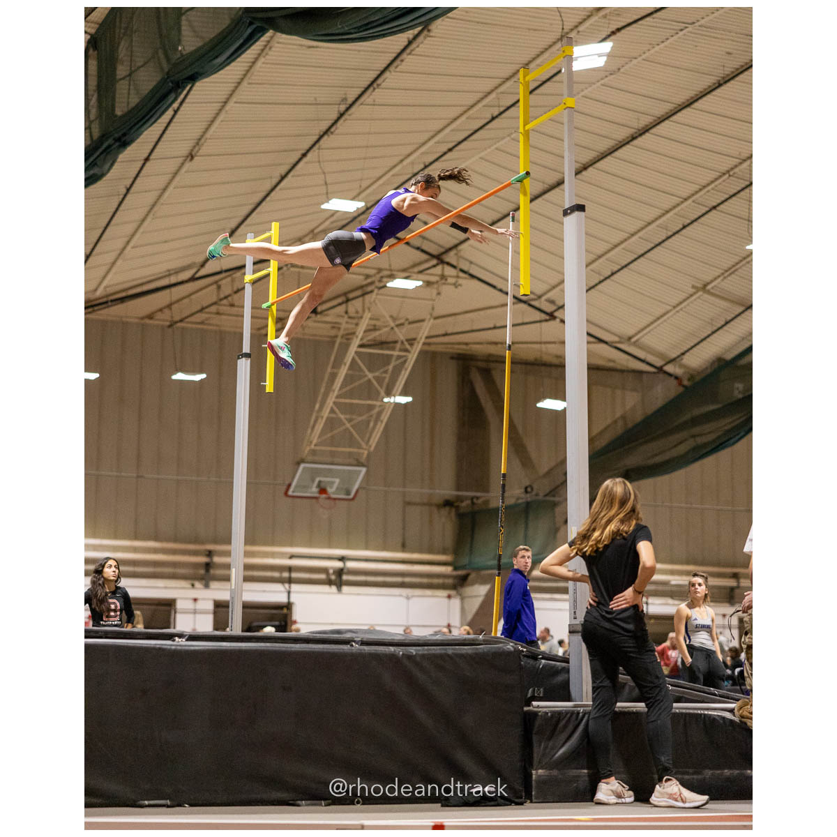 231202 Track Indoor Brown Alden Invitational 297 U1A5041 – Alden Invitational Indoor Track Meet – Dec 2, 2023 – Providence RI – bib #297
