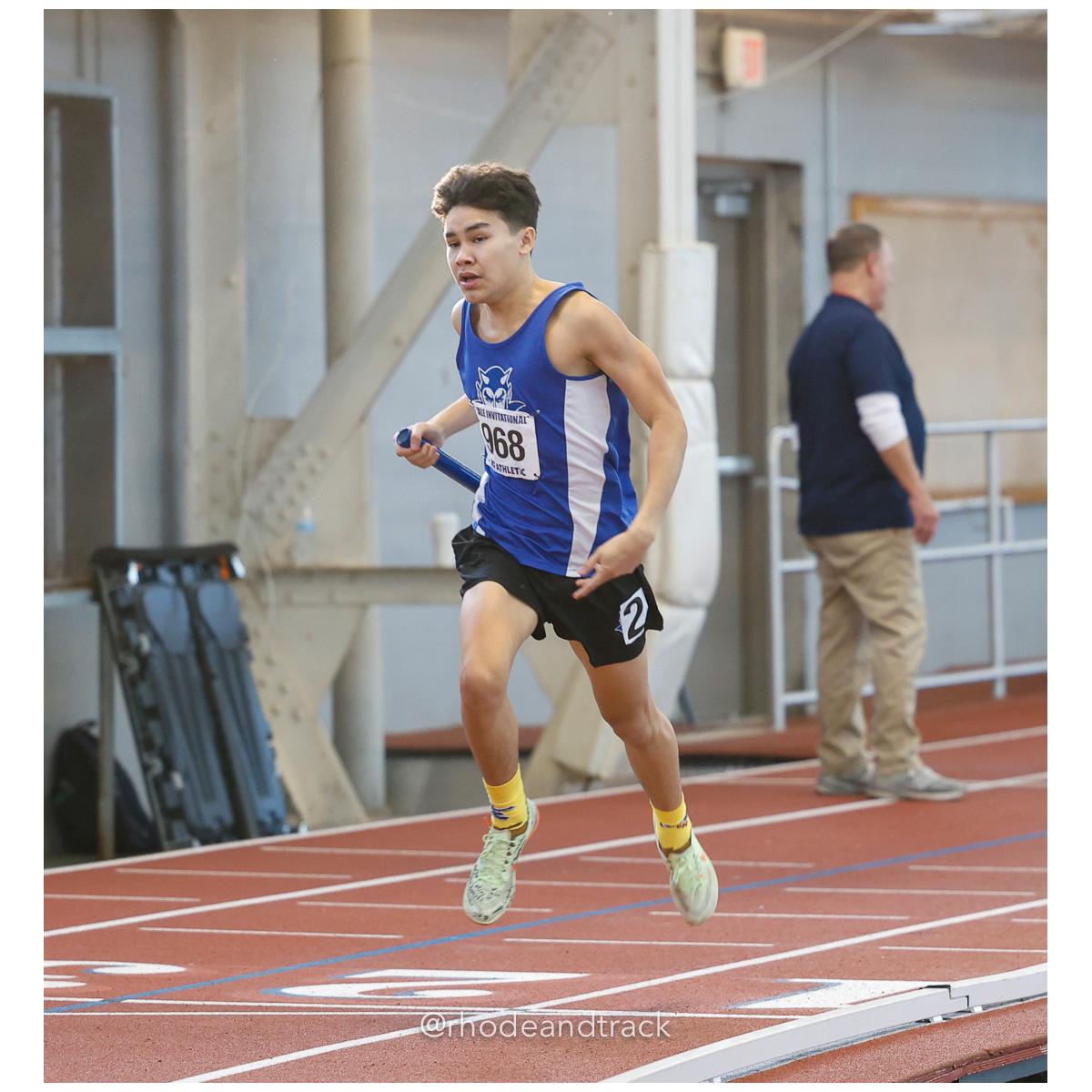 240112 track indoor yale classic 245 62 6778 – Yale Classic – Yale University – bib #245