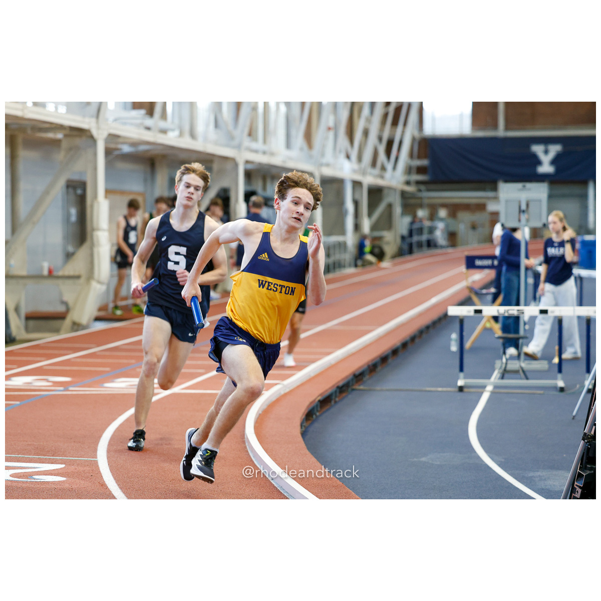 240112 track indoor yale classic 418 62 9687 – Yale Classic – Yale University – bib #418