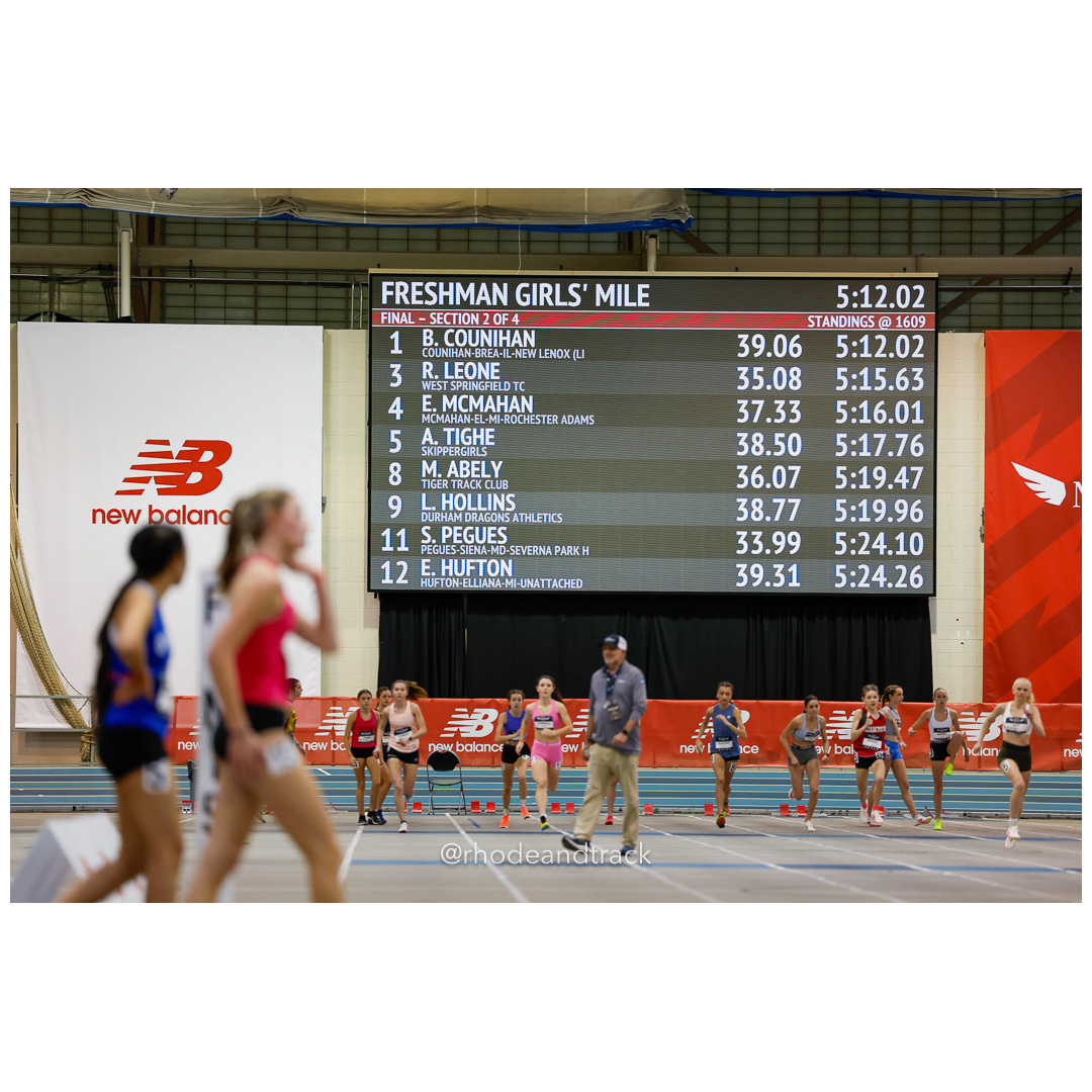 Freshman Girls Mile 2024 New Balance Indoor Nationals March 7 title=