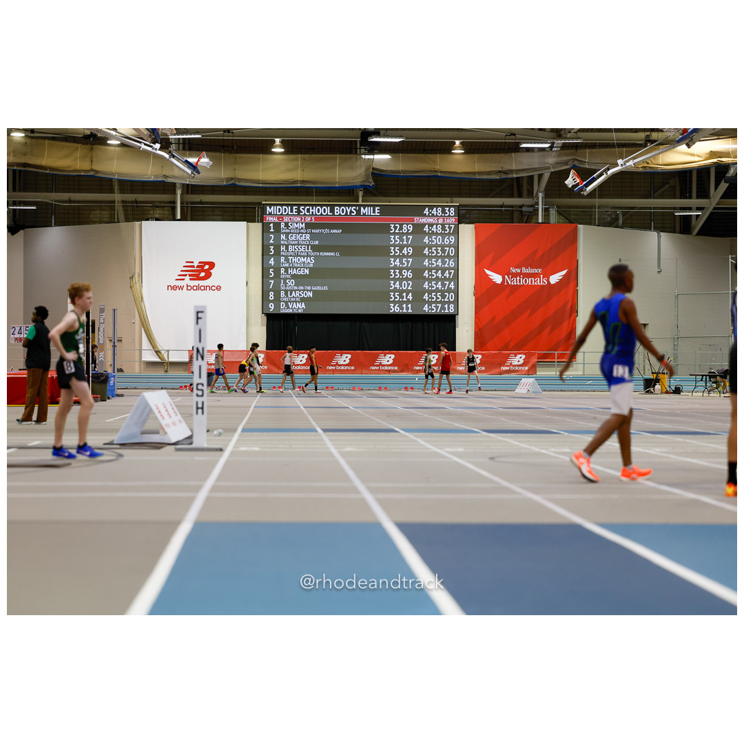 Middle School Boys Mile 2024 New Balance Indoor Nationals March 7 title=