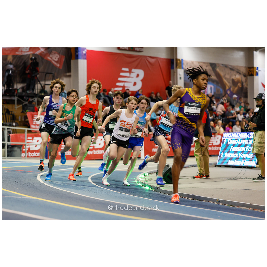Middle School Boys Mile 2024 New Balance Indoor Nationals March 7 title=