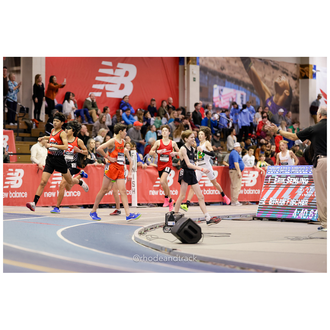 Middle School Boys Mile 2024 New Balance Indoor Nationals March 7 title=