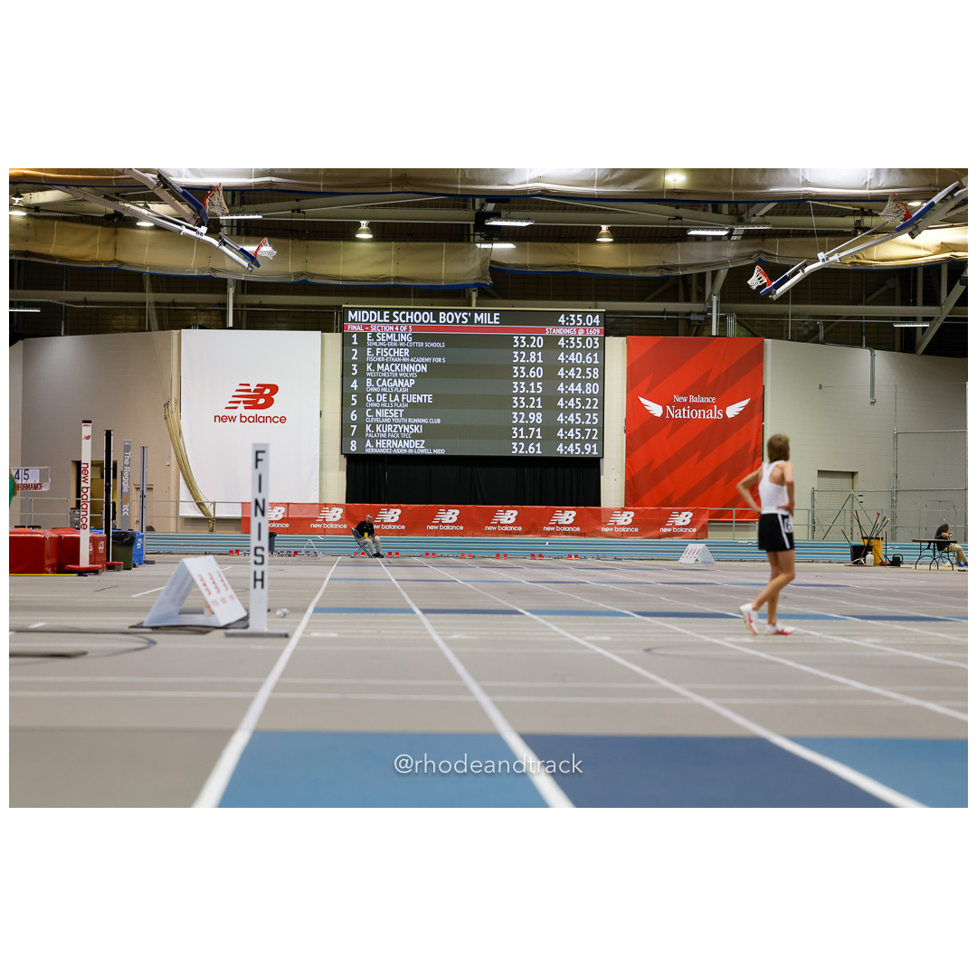 Middle School Boys Mile 2024 New Balance Indoor Nationals March 7 title=