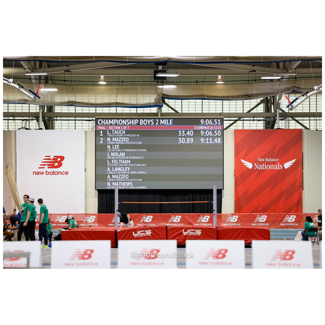 2024 New Balance Indoor Nationals Boys 2 Mile – New Balance Indoor Nationals – Mar 9, 2024 – Boston – bib #250