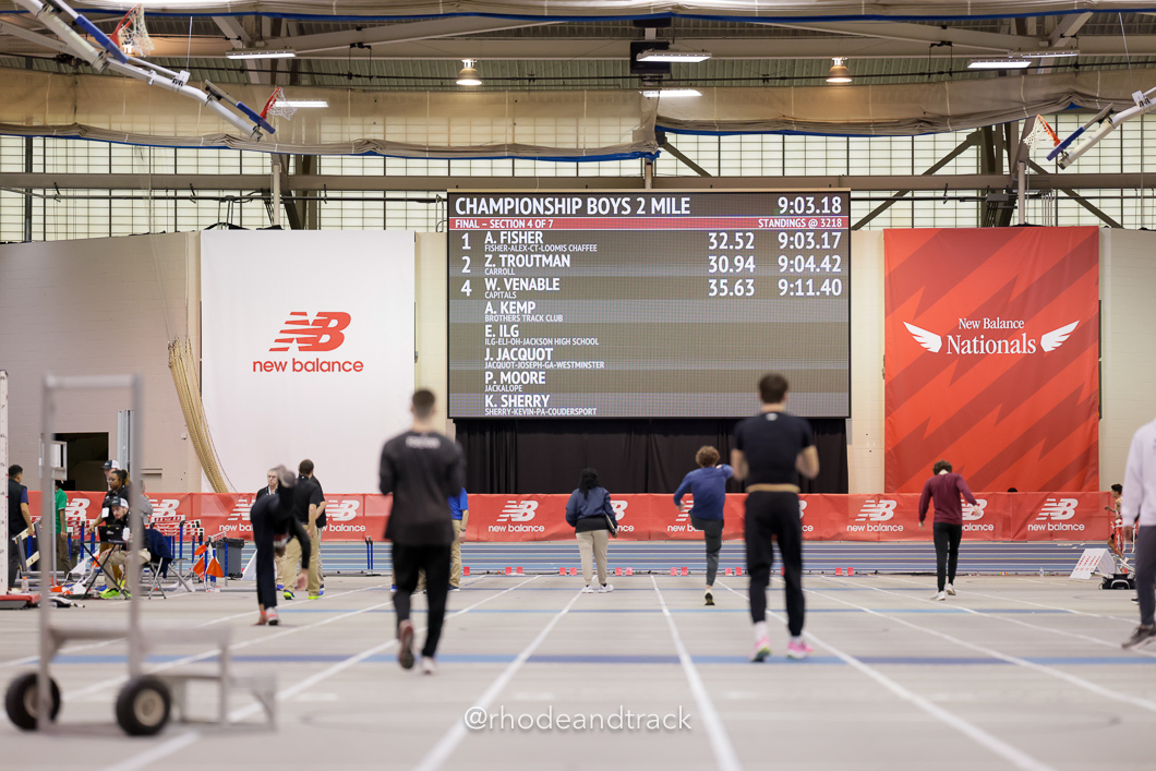 Boys Championship 2 Mile New Balance Indoor Nationals Reggie Lewis Center March 9 2024 – New Balance Indoor Nationals – Mar 9, 2024 – Bosto…