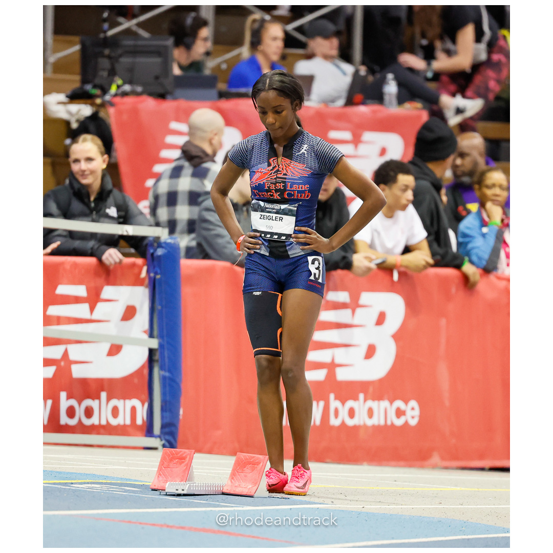 2024 New Balance Indoor Nationals Girls 400m – New Balance Indoor Nationals – Mar 9, 2024 – Boston – bib #136