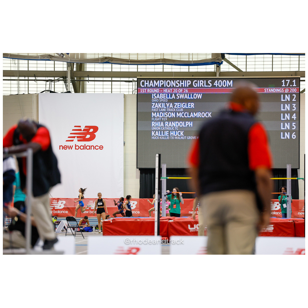2024 New Balance Indoor Nationals Girls 400m – New Balance Indoor Nationals – Mar 9, 2024 – Boston – bib #140