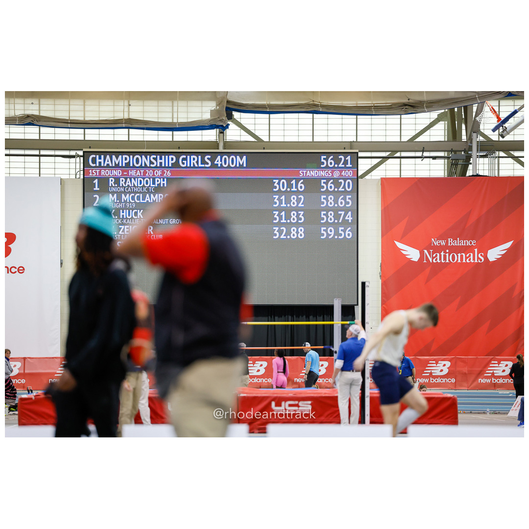 2024 New Balance Indoor Nationals Girls 400m – New Balance Indoor Nationals – Mar 9, 2024 – Boston – bib #143